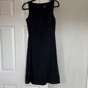 J. Crew Elegant Navy Midi Dress